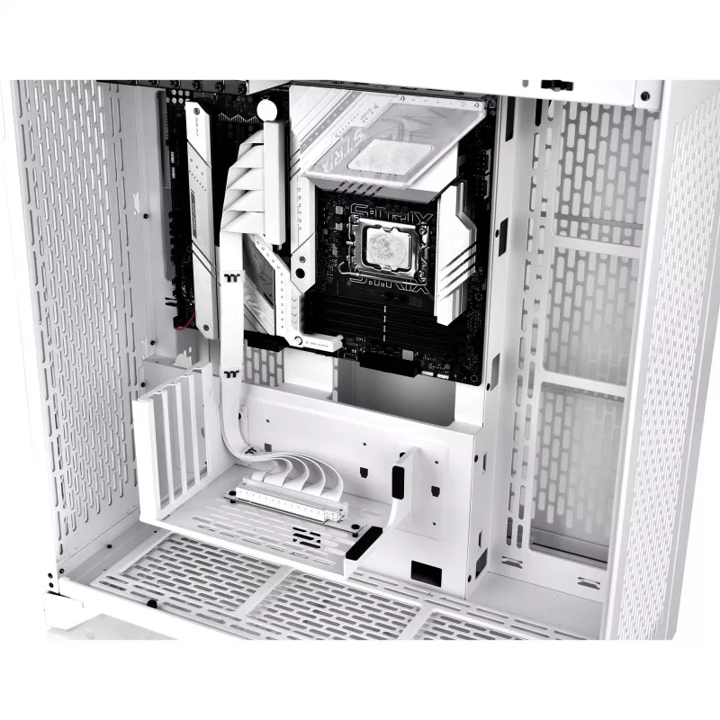 Thermaltake PCI-E 4.0 Dual 90 Degree riser kábel, 40 cm, biely (AC-077-CO6OTN-C1)