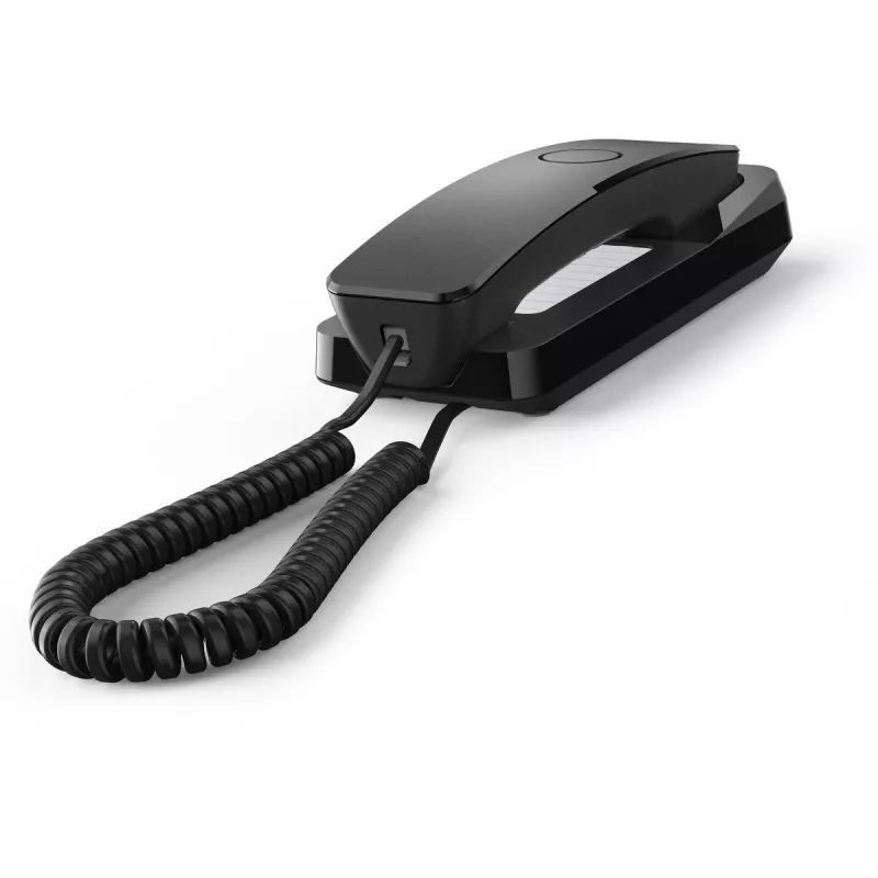 Analógový telefón Gigaset DESK 200 čierny káblový handset 10 záznamov