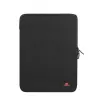 RIVACASE Antishock 5221 puzdro na MacBook 13, vertikálne, čierne, dvojitý zips