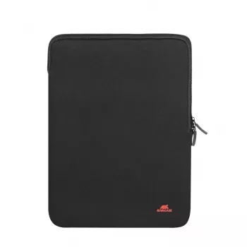 RIVACASE Antishock 5221 puzdro na MacBook 13, vertikálne, čierne, dvojitý zips