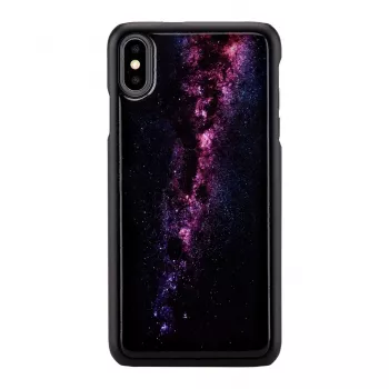 Puzdro na telefón iKins pre iPhone XS Max — milky way čierna