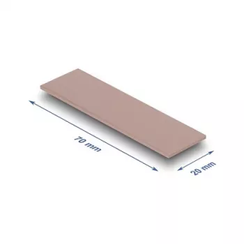 Termopad DeLOCK 18480 3 W/m·K ružový 20x70x1,75 mm