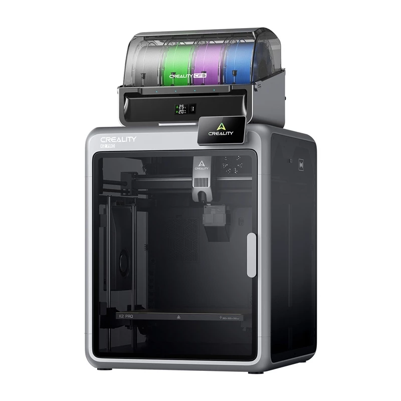 3D tlačiareň Creality K2 Pro Combo – stavebný objem 300×300×400 mm, dvojitý extrudér