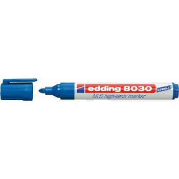 Permanentná fixka Edding 8030 NLS High-Tech Bullet hrot modrá