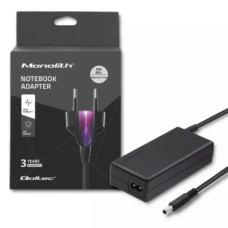 Napájací zdroj pre Dell 65W | 19,5V | 3,34A | 4,5 * 3,0 + Pin