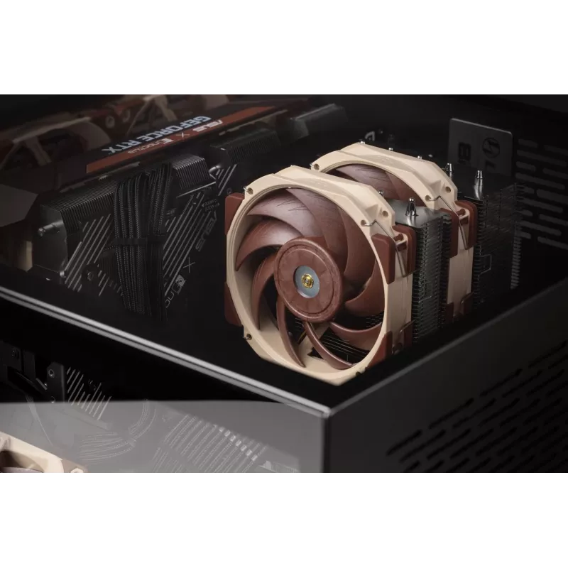Ventilátor Noctua NF-A12X25R PWM 12 cm béžový hnedý 2000 RPM 102,1 m³/h