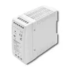 Qoltec DIN lištový napájací zdroj | 60W | 12V | 5A | biely | tenký