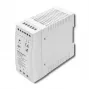 Qoltec DIN lištový napájací zdroj | 60W | 12V | 5A | biely | tenký