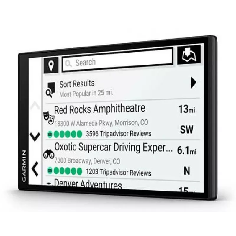 Autonavigácia Garmin DriveSmart 76, pevná, 17,8 cm (7") dotykový displej TFT, 239,6 g, čierna (EU MT-D)