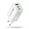 Napájacia nabíjačka everActive SQ-655Q 65W, 1×USB-A + 2×USB-C rýchle nabíjanie