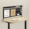 Ergo Office ER-300 B stolová priečka / organizér, 1295 x 242 x 726 mm, oceľ, max. zaťaženie 10 kg, čierna
