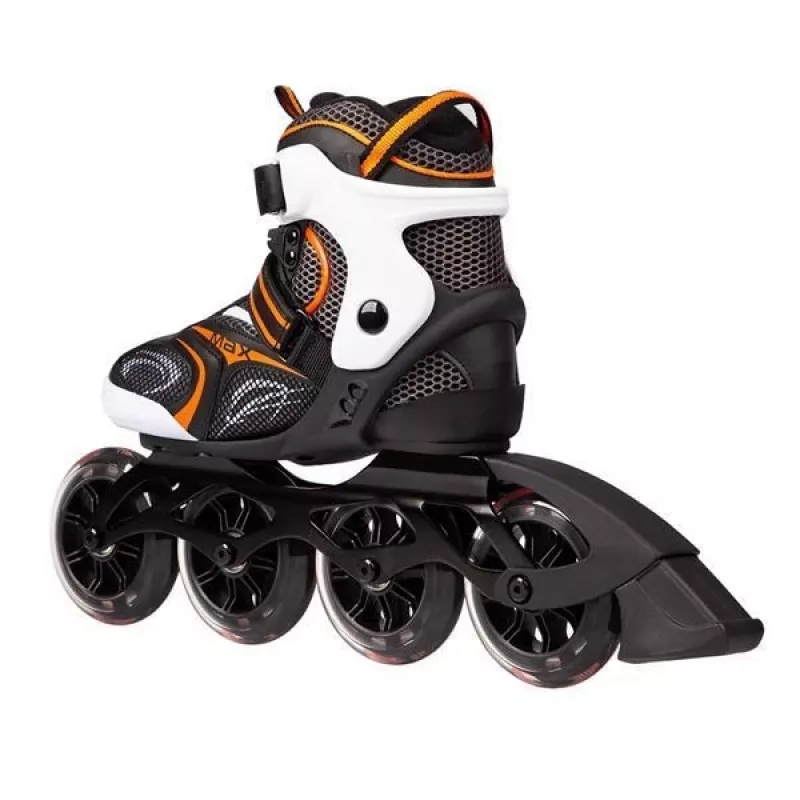 Inline korčule Nils Extreme NA1060S ČIERNA-ORANŽOVÁ VEĽ. 40