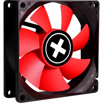 XILENCE XF040 80mm PWM skriňový ventilátor - červený