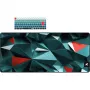 Klávesnica Sharkoon SKILLER SGK50 S3 Design Bundle D1 sivo-zelená červená — káblová herná klávesnica, kompaktný layout