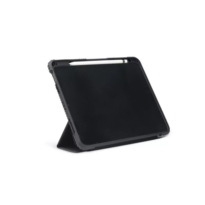 DICOTA Folio Case - flip puzdro na tablet - polykarbonát, termoplastický polyuretán (TPU), recyklovaný polyetylén - Čierny - 10.9 - pre Apple 10.