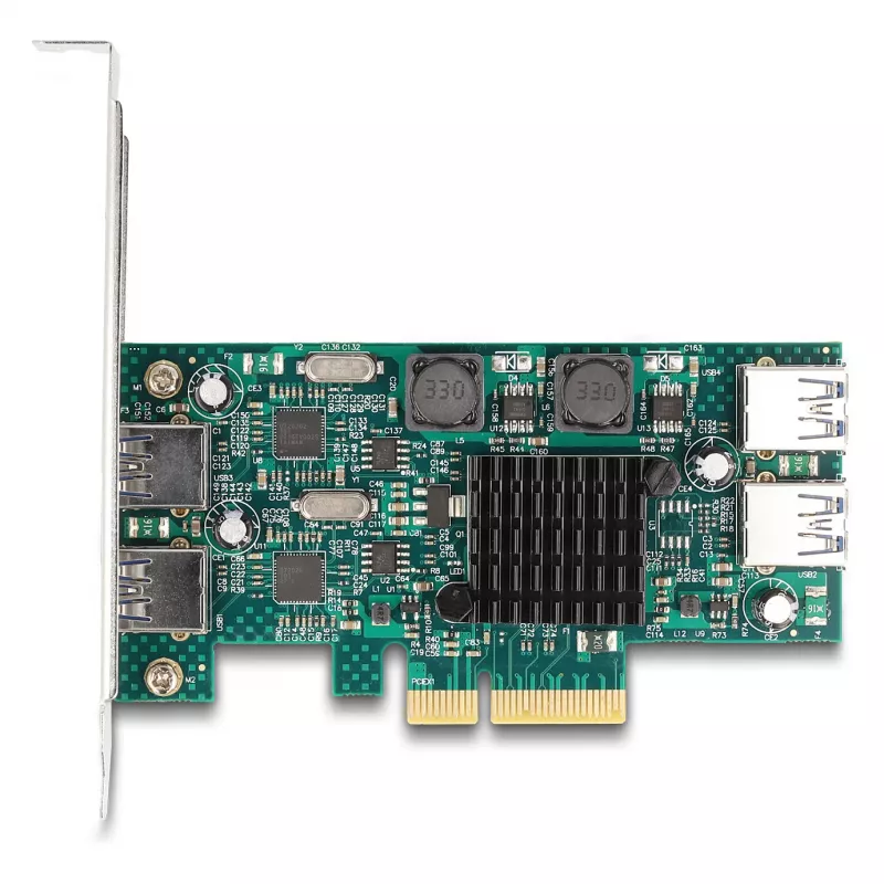 DeLOCK PCI Express x4 karta 2 x USB 5 Gbit/s Type-A 2 x interné USB