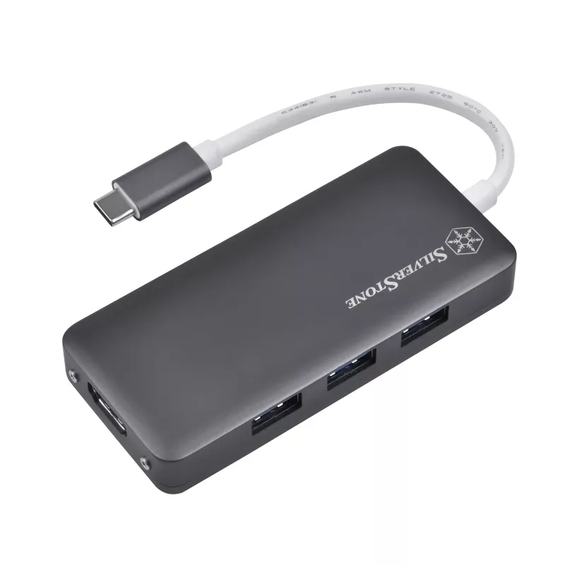 SilverStone SST-EP14C - USB 3.1 Type-C Gen1 na HDMI, 3x USB 3.1 Gen 1 Type-A, 1x USB 3.1 Gen 1 Type-C (PD 2.0 nabíjanie) (SST-EP14C)