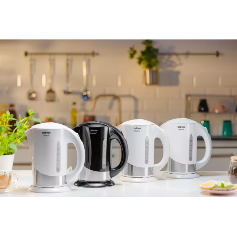 Elektrická rýchlovarná kanvica Zelmer 1,7 l 1850 W čierna