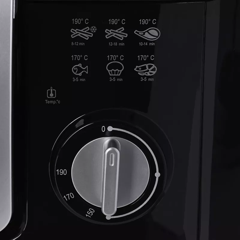 Fritéza Mesko Home MS 4908 Single 2,5 l 1800 W čierna sivá