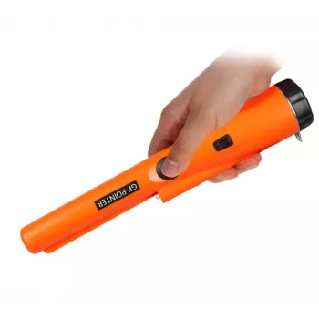 Ručný detektor kovov Extralink GP-Pointer SA-980 oranžový — pinpointer sonda na vyhľadávanie malých kovových predmetov