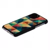 Puzdro na smartphone iKins pre iPhone 11 Pro – ochranné puzdro Mosaic čierna