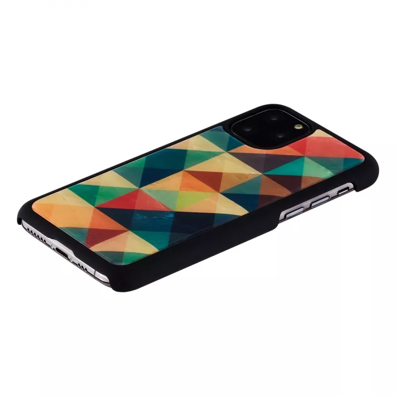Puzdro na smartphone iKins pre iPhone 11 Pro – ochranné puzdro Mosaic čierna