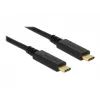 USB kábel DeLOCK 83042 USB 3.2 Gen 2 0,5 m USB C čierny