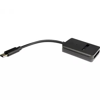 INTER-TECH adaptér M.2 na USB Type-C K-1696-P2, konektor samica M.2, konektor samec USB-C, 5V, 37×54×12 mm, čierna