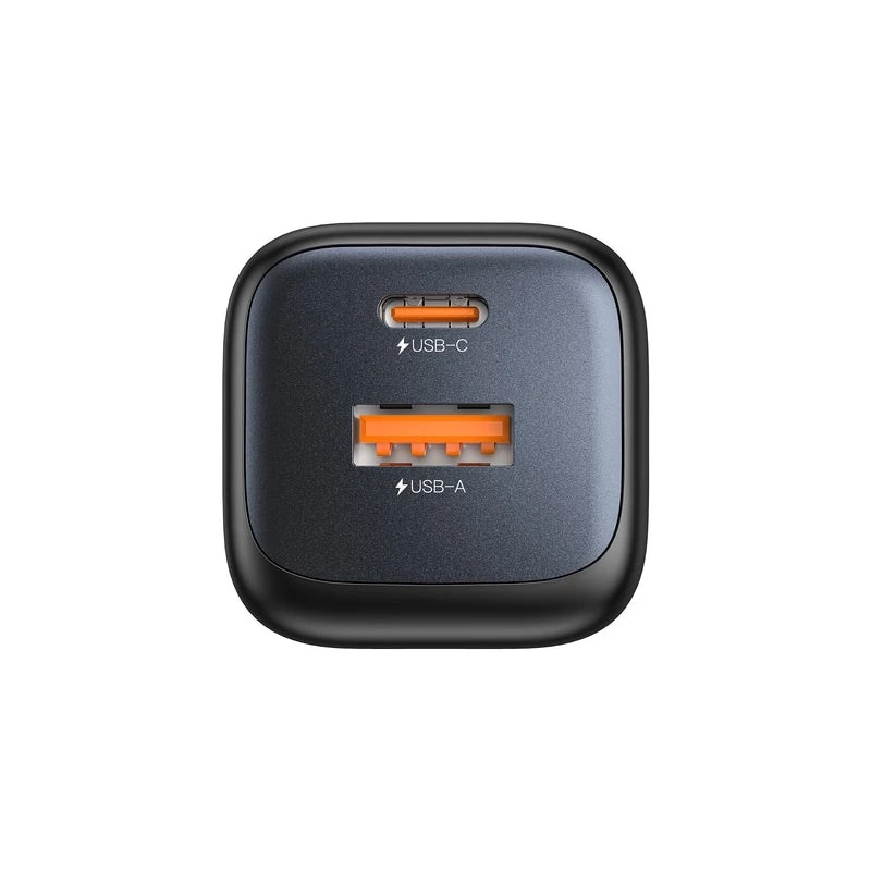 Nástenná nabíjačka Unitek P1128ABK01-EU – 2-portová GaN USB‑C & USB‑A, celkovo 20W, čierna
