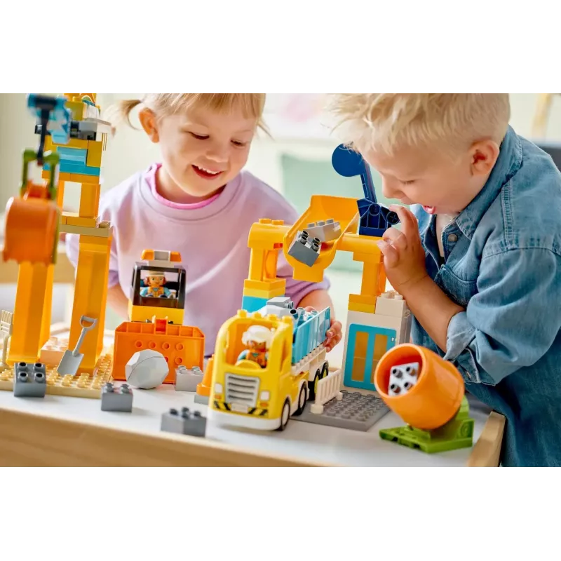 LEGO DUPLO 10476 3-in-1 Stavenisko a vozidlá