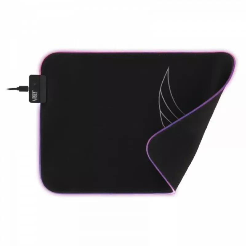 L33T Gaming 160405 Karlvagn RGB herná podložka pod myš, stredná veľkosť, rýchly povrch. 355 x 255 x 3 mm, čierna