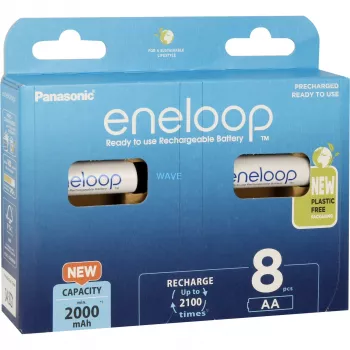 Akumulátory PANASONIC ENELOOP AA 2000 mAh 8 kusov (BK-3MCDE/8HH)