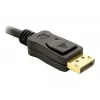 DisplayPort kábel DeLOCK 82423 1 m konektor samec na konektor samec čierny