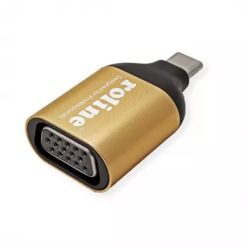 ROLINE 12.03.3233 USB grafický adaptér 1920 x 1080 pixelov zlatý (12.03.3233)