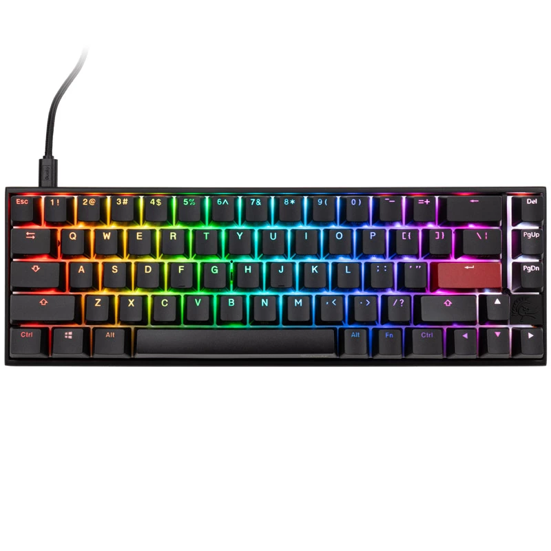 Ducky Mecha Pro SF klávesnica, herná, USB, US-angličtina, čierna