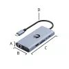 USB-C 11-in-1 adaptér Hawk HW-HUB1101 — multiport hub s 11 portami