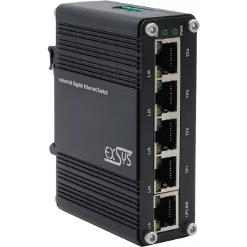 Ethernet switch Exsys EX-62020 — 5-portový 10/100/1000Tx Gigabit Unmanaged Switch