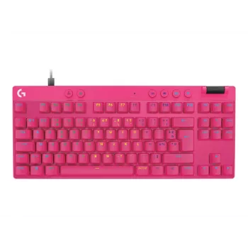 Herná klávesnica Logitech G 920-013249 USB AZERTY French ružová Tenkeyless