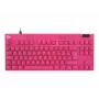 Herná klávesnica Logitech G 920-013249 USB AZERTY French ružová Tenkeyless