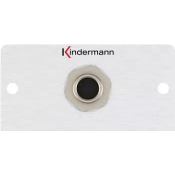 Zásuvka Kindermann 7444000417 6,35 mm hliník