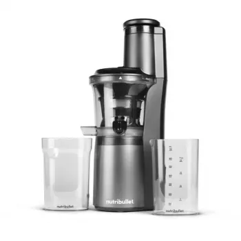 Slow Juicer NBJ500, odšťavovač sivý/čierny, 150 Watt