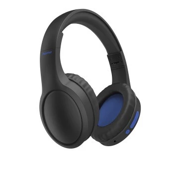 Hama 00184160 slúchadlá/headset káblové & bezdrôtové cez hlavu hovory/hudba USB Type-C Bluetooth čierna, modrá