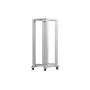 Rack 19 32U 600x800 sivý