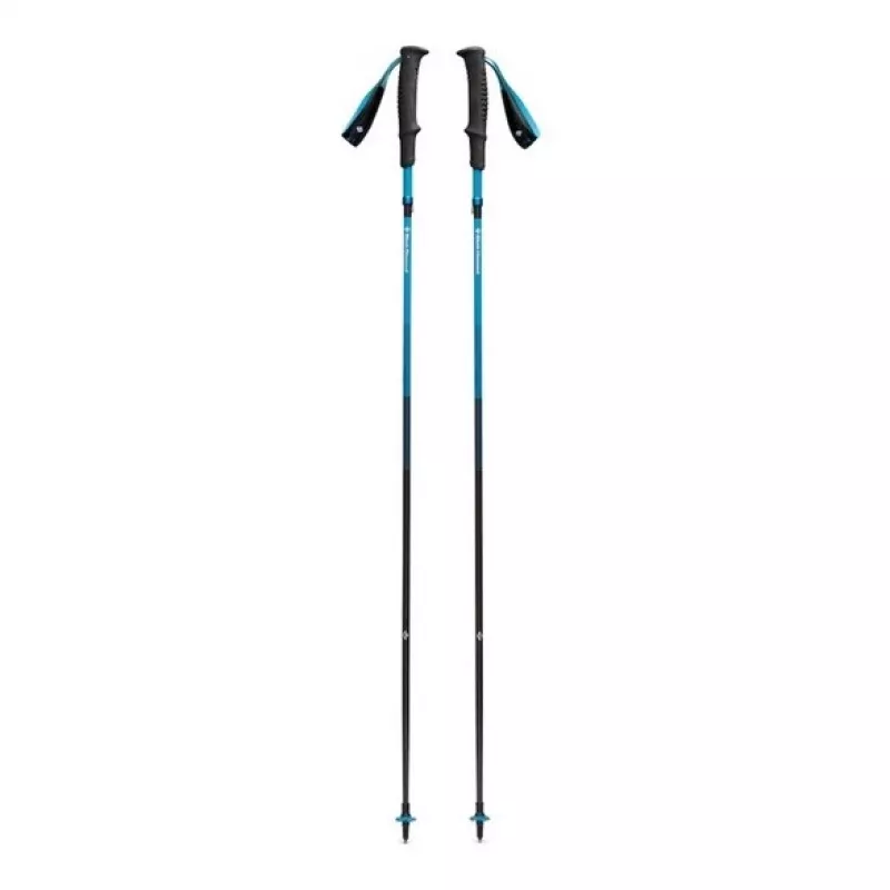 DIAMOND čierne DISTANCE CARBON TREKKING POLES, 125CM - DESERT SKY