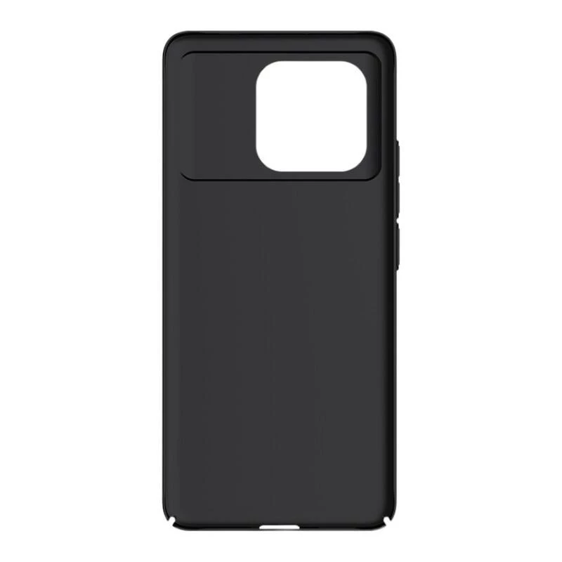 Ochranné puzdro na telefón Nillkin Super Frosted Shield Pro pre Xiaomi Redmi K70E / Poco X6 Pro 5G — čierne, tvrdé matné protišmykové