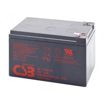 Batéria AGM 12Ah 12V F2 VRLA (GP12120)