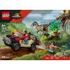 Stavebnica LEGO Jurassic World 76972 Raptor Off-Road Escape, 285 dielov, 2 minifigúrky, vek 6+