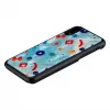 Ochranné puzdro iKins pre iPhone XR – čierny dizajn Poppin Rock