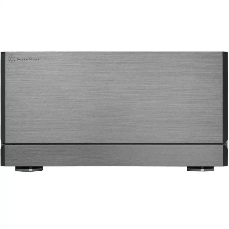 SilverStone Crown 04 PC skriňa SST-CW04TB — HTPC formát, podpora SSI-EEB, tmavosivá