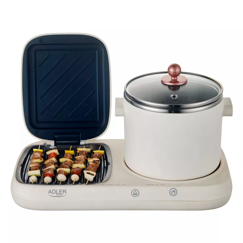 Adler 2-in-1 raňajkový set | AD 6421 | 1320 W | 1 L | počet programov 1